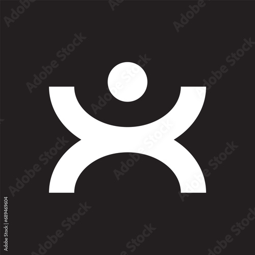 kungfu karate logo icon design illustration.