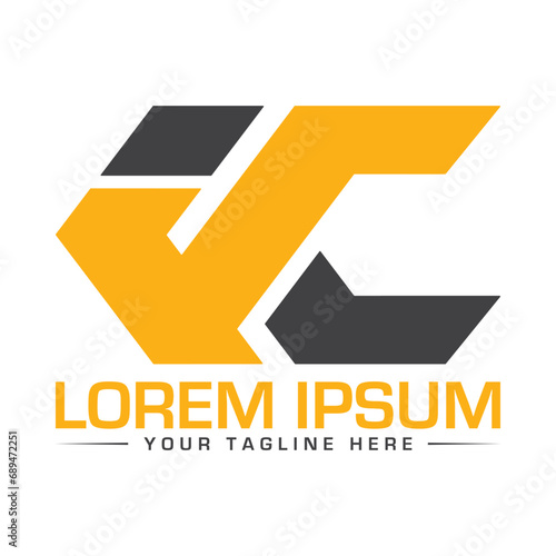 IC Logo Design Unique and Modern logo Design