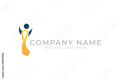 Job seeker logo design, job agent logo, job finder logo, Find job logo design