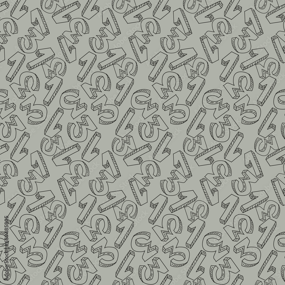 Seamless abstract pattern for printing on wrapping paper, posters, business cards, flyers