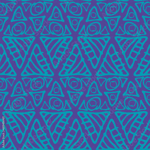 Seamless Abstract Ethnic black and white Pattern for Printing and Design