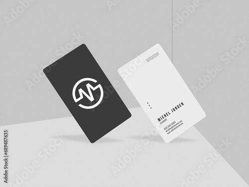Black and White Business Card 