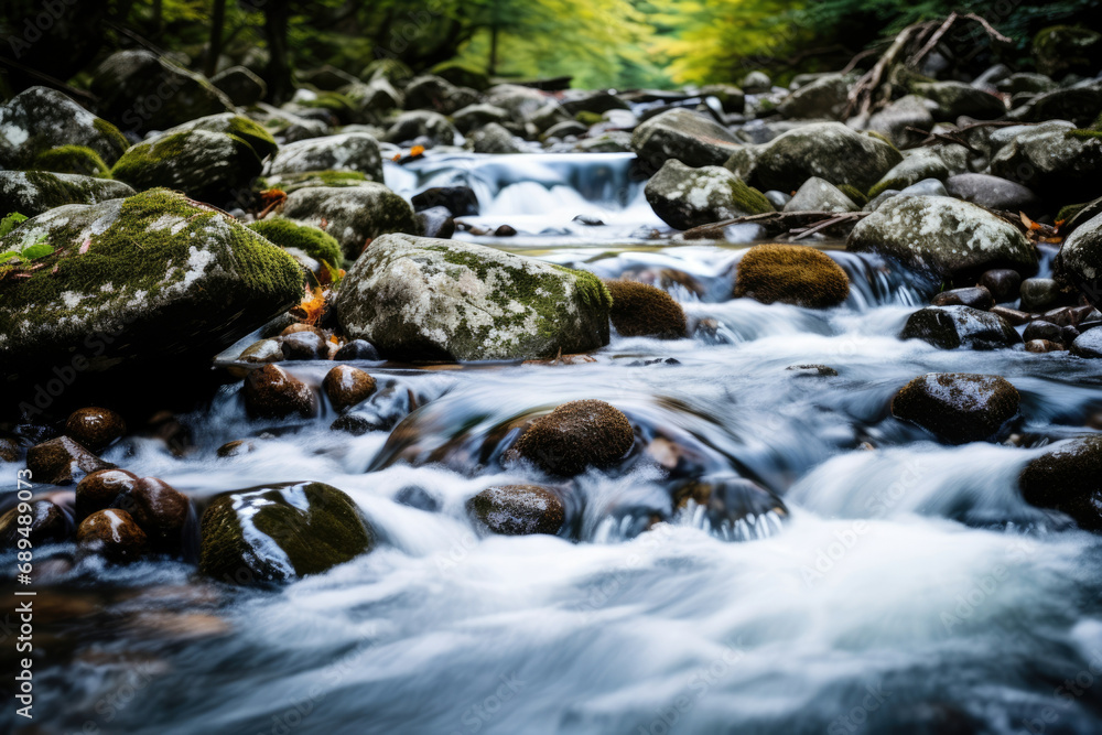 Forest green nature creek river beauty stream waterfall landscape water mountain flowing rock Forest green nature creek river beauty stream waterfall landscape water mountain flowing rock