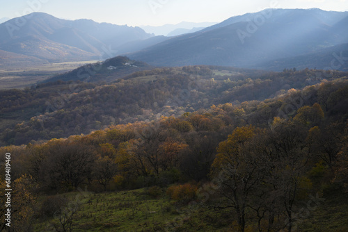Mountain landscape in autumn
