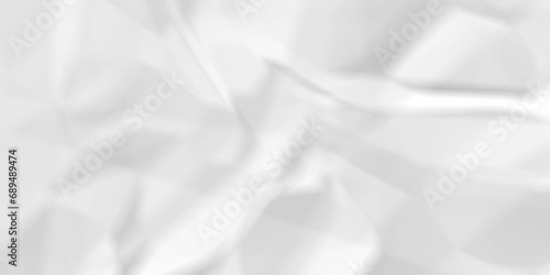 Abstract White paper crumpled texture. white fabric textured crumpled white paper background. panorama white paper texture background  crumpled pattern texture background.