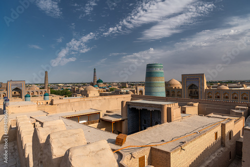 West gate, father gate, ichon qala, Khiva, Uzbekistan