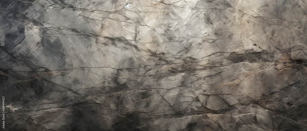 An unyielding stone, with a solemn grey hue, reveals the secrets of time and resilience, marble texture, Colorful background with copy space for design An unyielding stone, with a solemn grey hue, reveals the secrets of time and resilience, marble texture, Colorful background with copy space for design