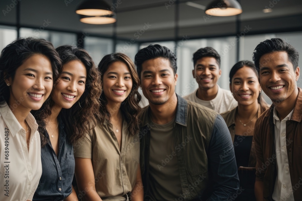 Diverse Group of Office People in Meeting Room Different Races Men Women Asian Black African American White Hispanic Harmony Unity Generative AI Diverse Group of Office People in Meeting Room Different Races Men Women Asian Black African American White Hispanic Harmony Unity Generative AI