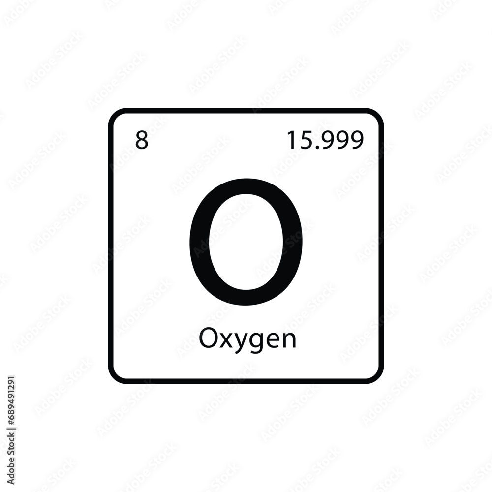 Periodic Table of element icon vector logo design template Periodic Table of element icon vector logo design template