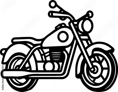 Motorcycle Minimal line icon