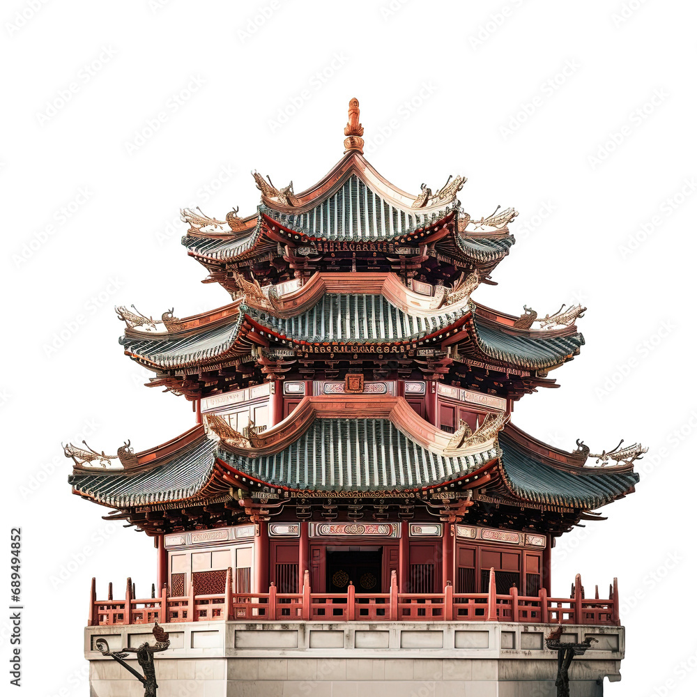 Chinese Temple Building