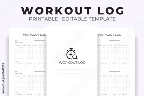 Workout Log Kdp Interior