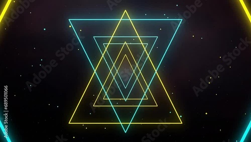 concert and dance visual background animation