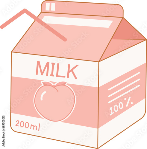 Milk drink carton box