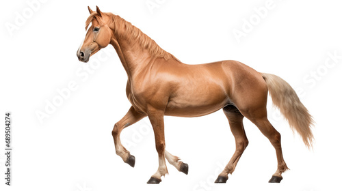 A horse isolated on transparent or white background, png
