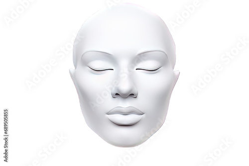 White Face Mask