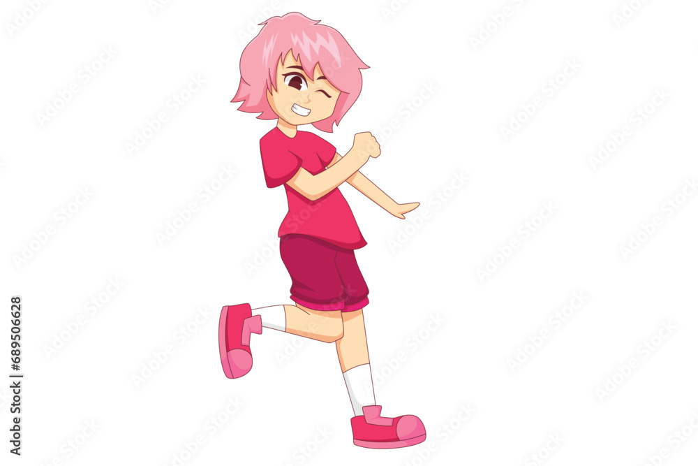 Cute Anime Girl Character Design Illustration Cute Anime Girl Character Design Illustration