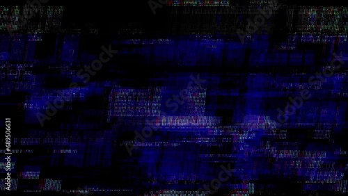 Wallpaper Mural Glitch noise static television VFX. Visual video effects stripes background, tv screen noise glitch effect. Video background, transition effect for video editing, intro and logo reveal with sound. Torontodigital.ca