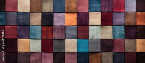 Background with squared textile texture