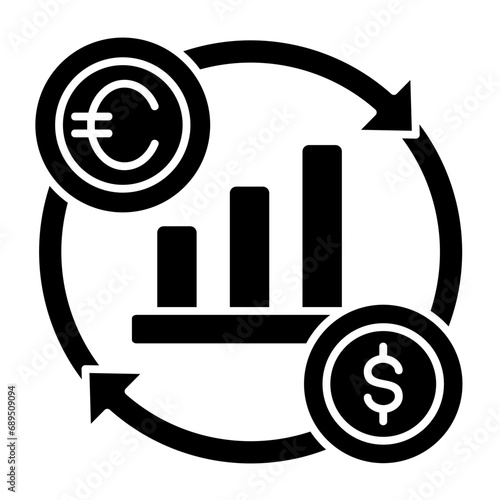 Foreclosure vector icon on glyph