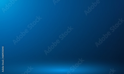 Abstract empty dark blue background with copy space,suitable for studio room, banner or poster template design
