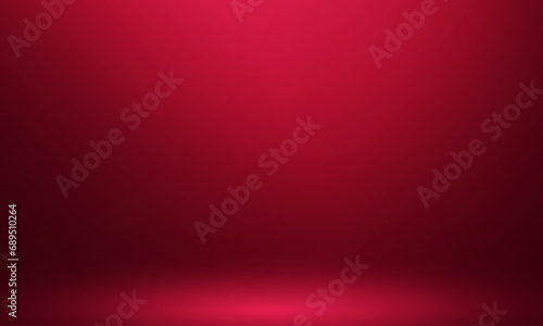 Abstract dark red gradient studio room with copy space for you background design,suitable for christmas banner or poster design