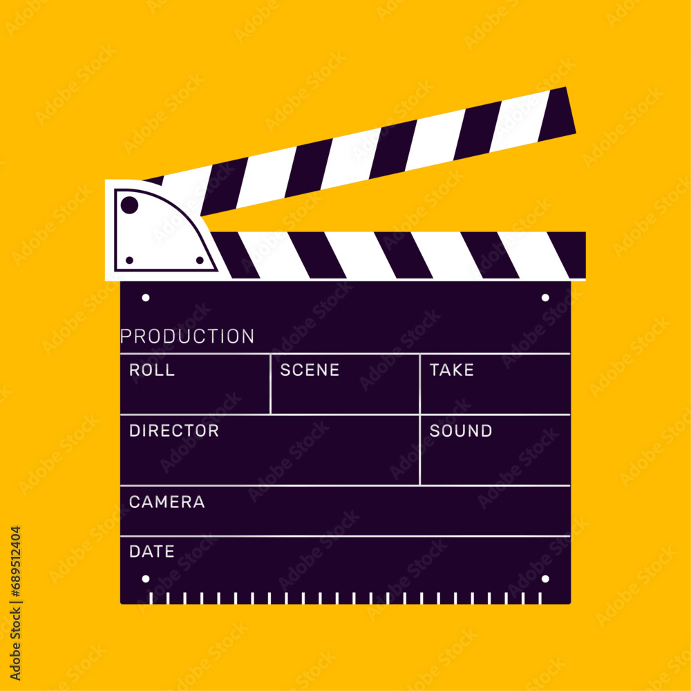 Cinema film production vector design