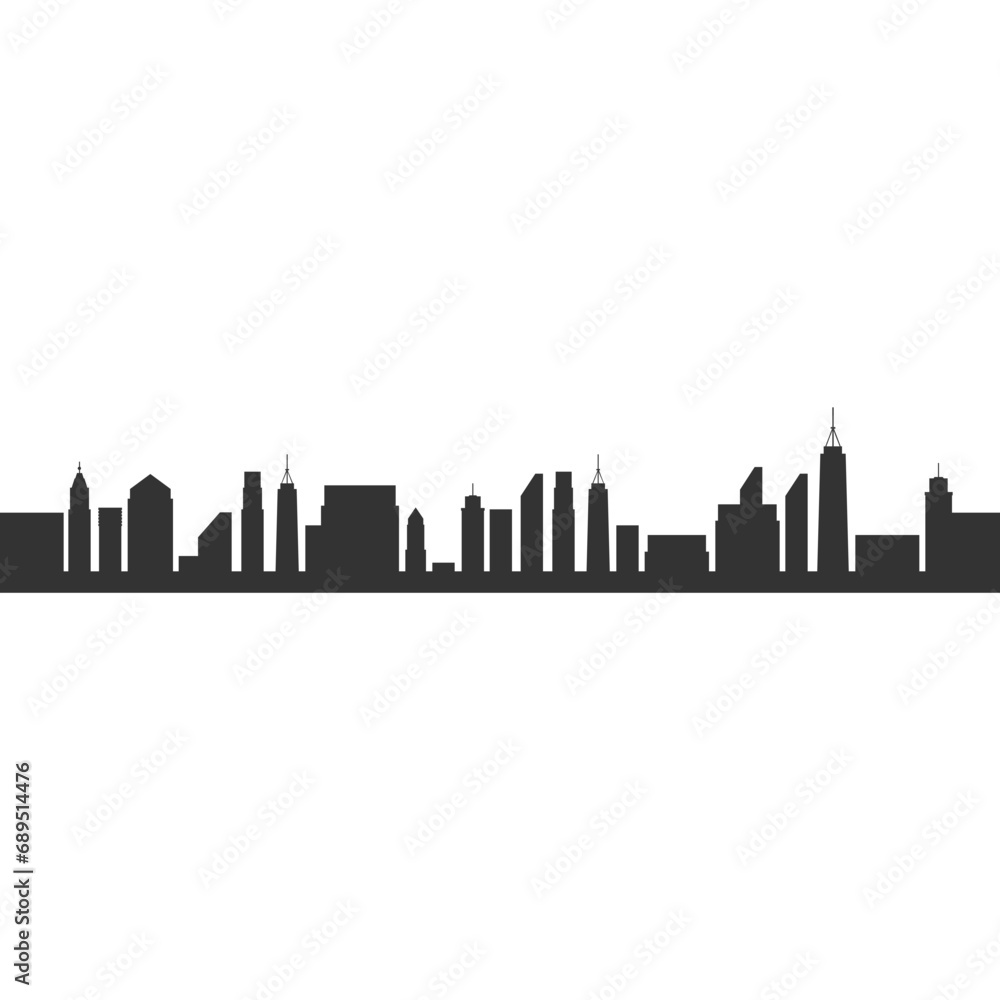 City Buildings Landscape Silhouette