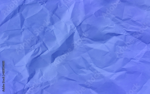 Crumpled paper texture, blue color