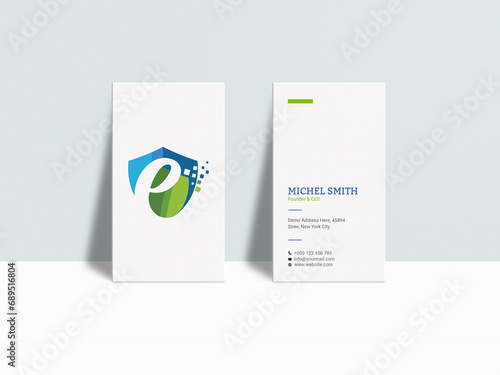 White Color Business Card 