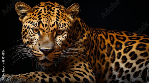 large cat s speckled skin pattern