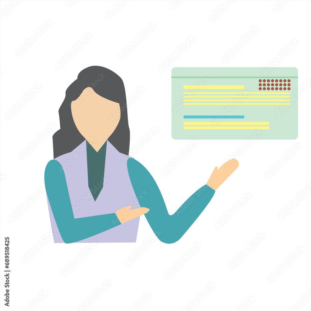 business person with chart display business person with chart display