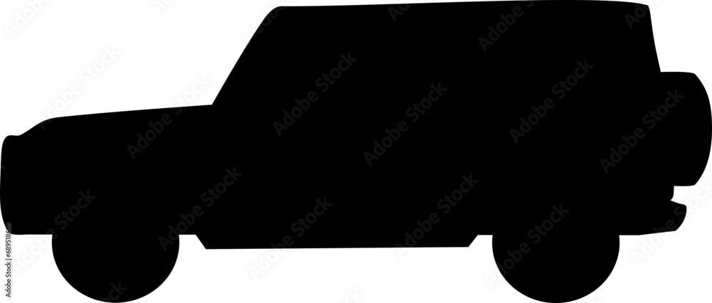 Organic Car vector shape Organic Car vector shape