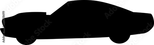 Organic Car vector shape