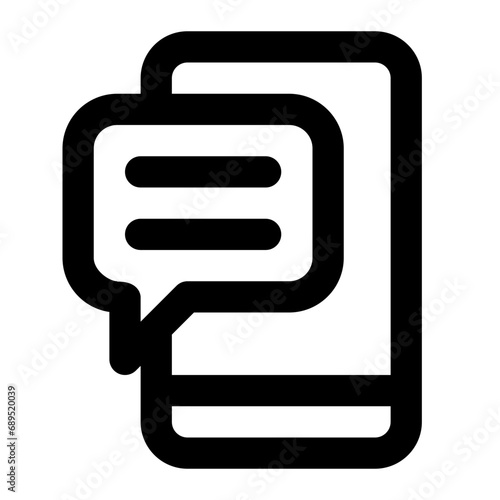 news report line icon