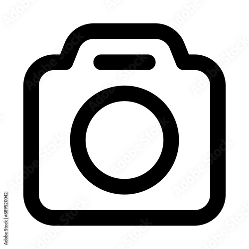 camera line icon