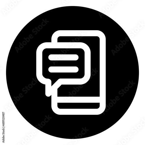 news report glyph icon