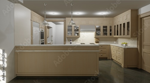 Modern Kitchen Interior Design.