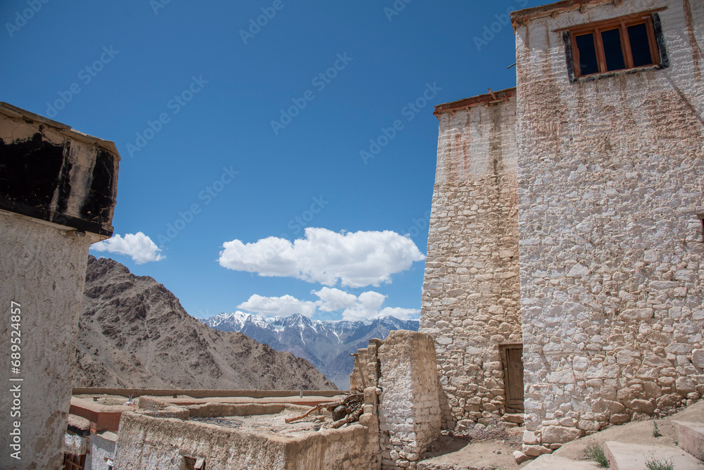 Likir Monastery or Likir Gompa (Klud-kyil) is the most famous landmark in Likir district, Ladakh, India