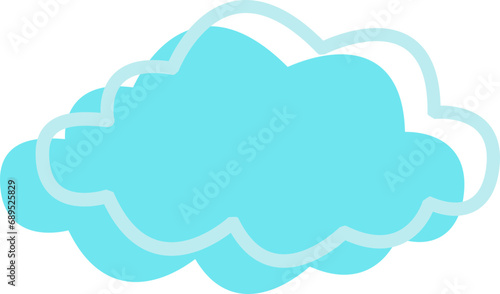 cloud vector shape