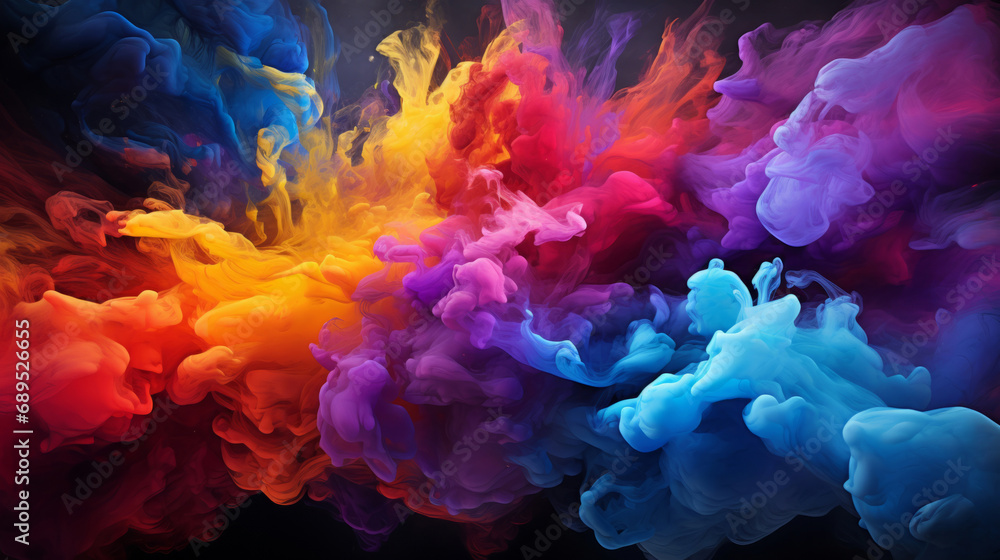 Color smoke, abstract art and vibrant expression. Dynamic, artistic and mesmerizing hues for graphic display, design, and creative inspiration. Color smoke, abstract art and vibrant expression. Dynamic, artistic and mesmerizing hues for graphic display, design, and creative inspiration.
