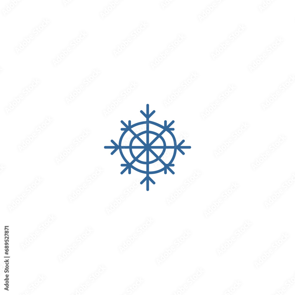 set snowflake element vector vector set snowflake element vector vector