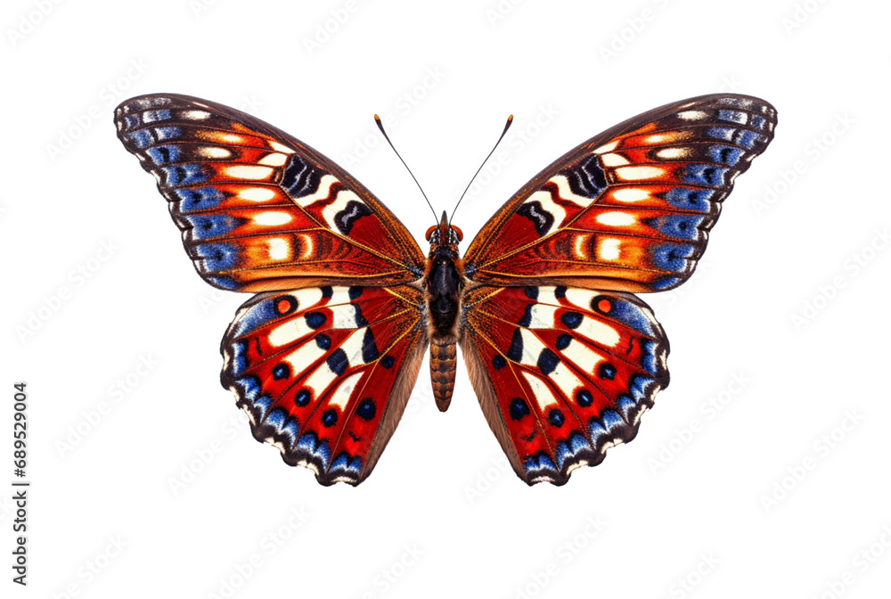 beautiful colorful butterfly isolated transparent background. generative ai beautiful colorful butterfly isolated transparent background. generative ai