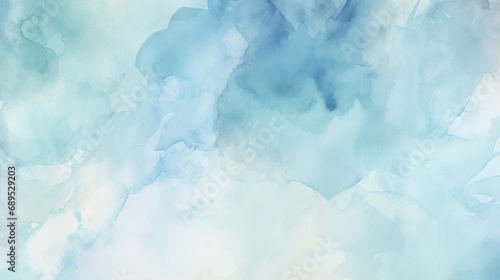 Subtle watercolor background in a light blue hue  delicate and artistic for creative slides