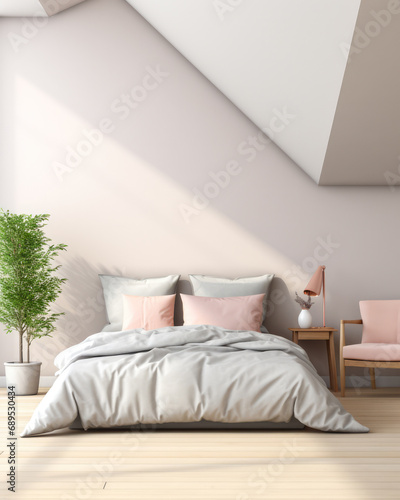 Elegant minimalist bedroom design © JuanM