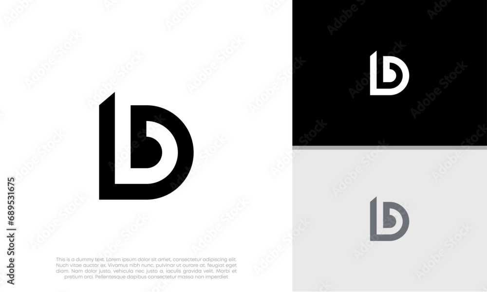 Initials B logo design. Initial Letter Logo.
Initials B logo design. Initial Letter Logo.