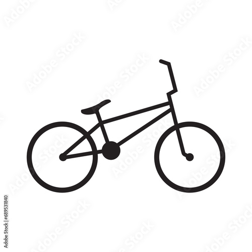 bmx bike icon vector