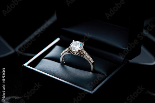 diamond ring in a box © VIRTUALISTIK