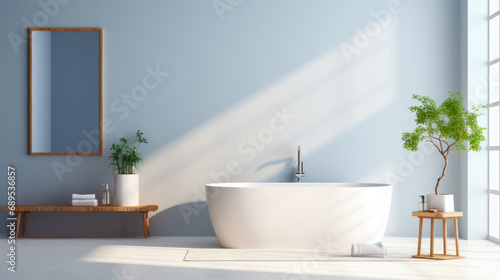 Elegant minimalist bathroom design