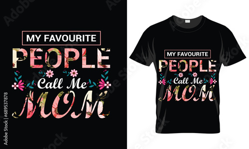 Mothers day t-shirt design for mother lover Hand drawn typography, vector, illustration